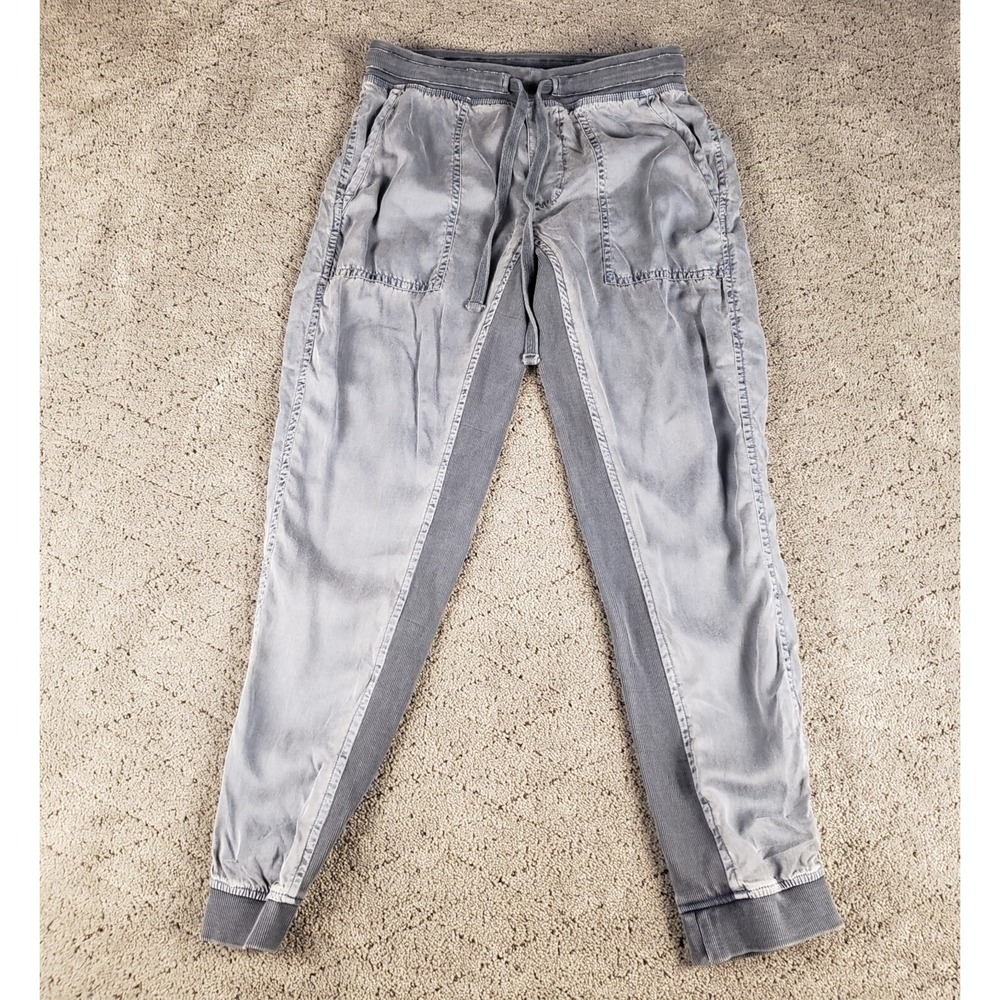Sundance Pants Womens XS Gray Jogger Pull On Tapered Relaxed Elastic Waist